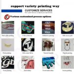 Wholesale Unisex Cotton Short Sleeve T-Shirt with Custom 3D Embroidery Logo - Image 6
