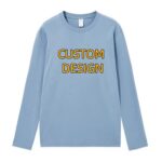 Heavyweight Cotton Long Sleeve T-Shirt with Custom Embroidery & Printing - Image 2