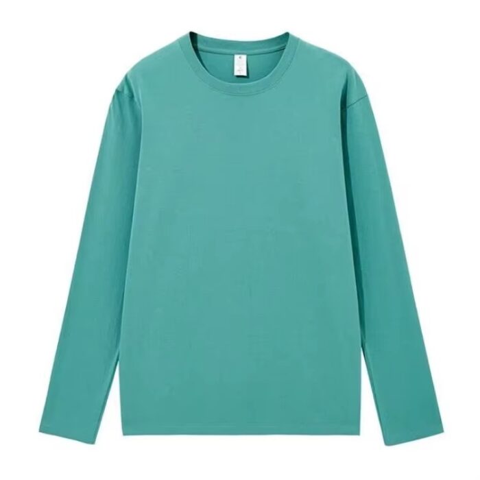 Heavyweight Cotton Long Sleeve T-Shirt with Custom Embroidery & Printing - Image 3