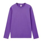 Heavyweight Cotton Long Sleeve T-Shirt with Custom Embroidery & Printing - Image 4