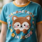 Customized 3D Embroidered Patch T-Shirt for Men, Women & Kids - Image 6