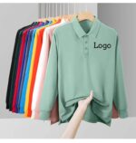 Embroidery Men Cotton Sports Unisex Long Sleeve t Shirts