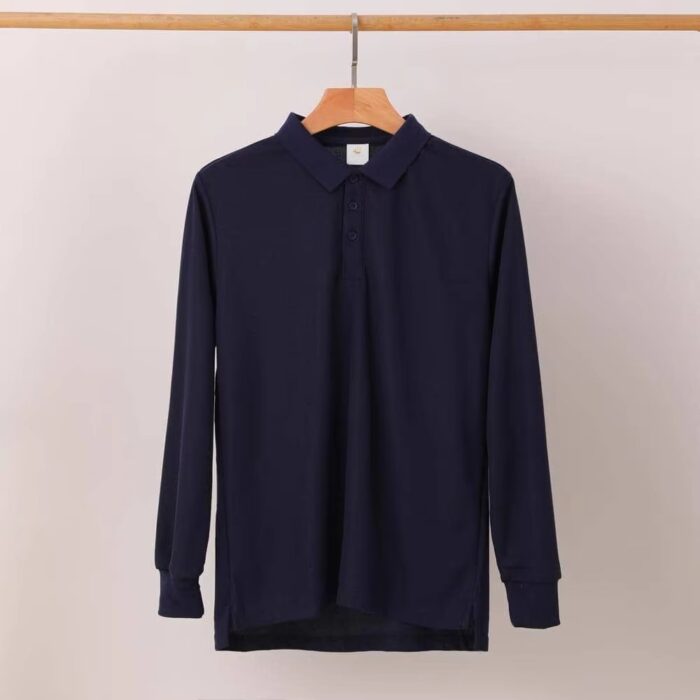 Embroidery Men Cotton Sports Unisex Long Sleeve t Shirts - Image 6