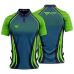 Wholesale Custom Unisex Short Sleeve Polo Shirt All-over Print T-Shirts - Image 2