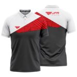 Wholesale Custom Unisex Short Sleeve Polo Shirt All-over Print T-Shirts - Image 3