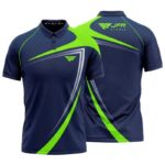 Wholesale Custom Unisex Short Sleeve Polo Shirt All-over Print T-Shirts - Image 6