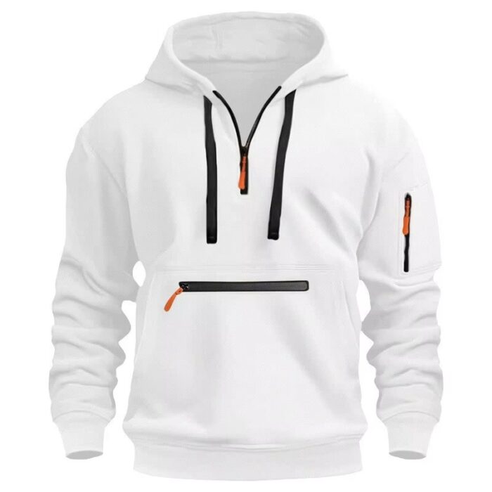 Custom Gym Hoodie, Men’s Pullover Sweatshirt for Fitness - Image 2
