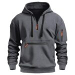 Custom Gym Hoodie, Men’s Pullover Sweatshirt for Fitness - Image 3