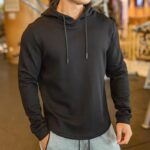 Men’s Gym Hoodie, Custom 3D Logo Sweatshirt - Image 2