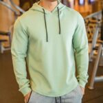 Men’s Gym Hoodie, Custom 3D Logo Sweatshirt - Image 3