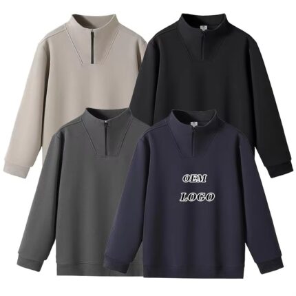 Custom Men’s Gym Hoodie, Spandex Pullover Sweatshirt