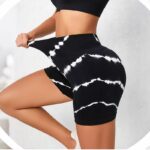 Women's High Waist Seamless Tie-Dye Gym Fitness Sport Shorts - Image 2