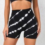 Women's High Waist Seamless Tie-Dye Gym Fitness Sport Shorts - Image 5