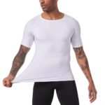 Men’s Compression Gym Top, Short Sleeve Rash Guard - Image 3