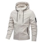Men Sports Jacket Lightweight Windbreaker Outdoor Recreation Coat Men - Image 3