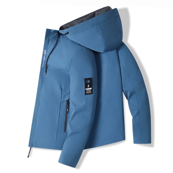 Men Sports Jacket Lightweight Windbreaker Outdoor Recreation Coat Men - Image 5