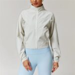 Women's Plus Size Lightweight Seamless Winter Waterproof Sports Jacket - Image 2