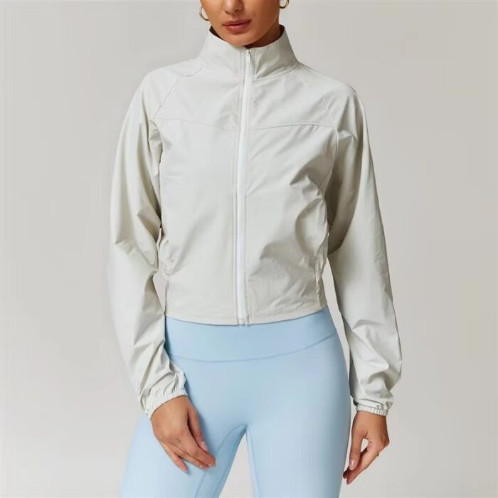 Women's Plus Size Lightweight Seamless Winter Waterproof Sports Jacket - Image 2