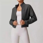 Women's Plus Size Lightweight Seamless Winter Waterproof Sports Jacket - Image 3