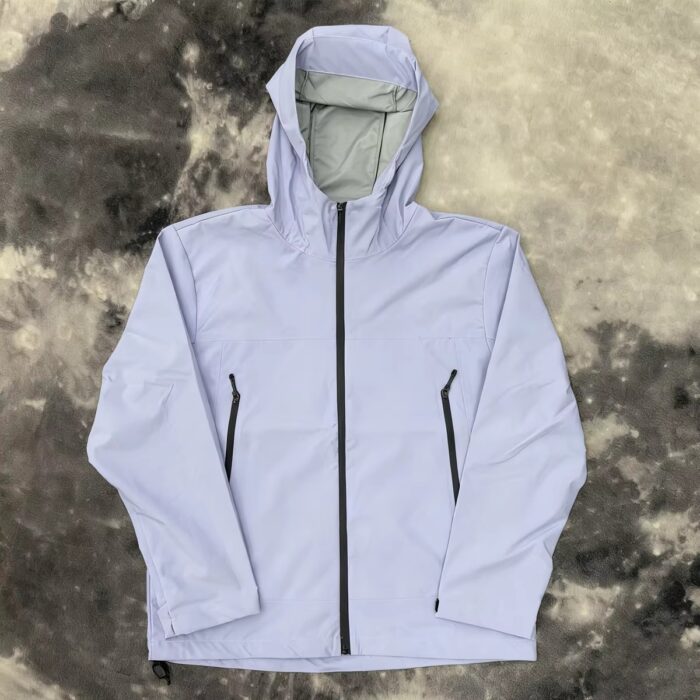 Windproof Sports Jacket, Hooded Lightweight Long Coat - Image 4