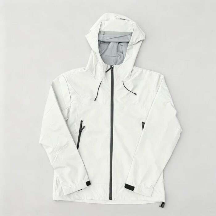 Windproof Sports Jacket, Hooded Lightweight Long Coat - Image 6