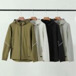 Custom Waterproof Lightweight Jacket for Unisex with Zip Pockets - Image 2