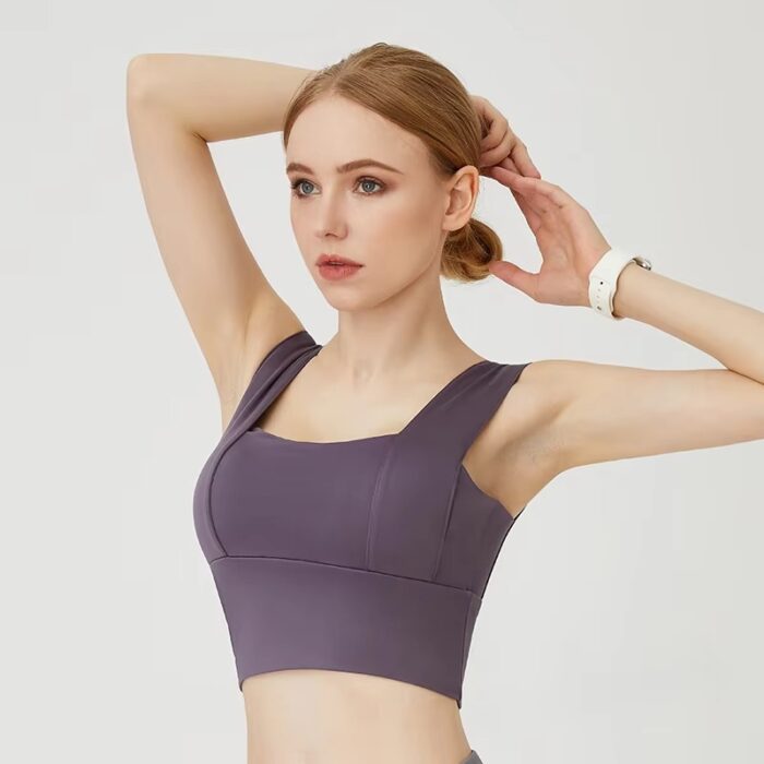 Wholesale Quick Dry Sports Bra: Custom Logo Women Gym & Yoga Wear - Image 3