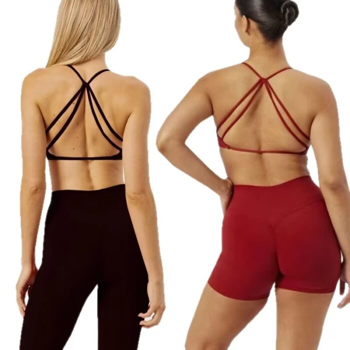 Women Crossover Sports Bra: Quality Yoga & Gym Wear - Image 3