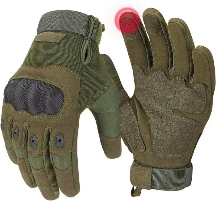 Tactical Camouflage Full-Finger Gloves, Waterproof & Windproof Tactical Camouflage Full-Finger Gloves, Waterproof & Windproof