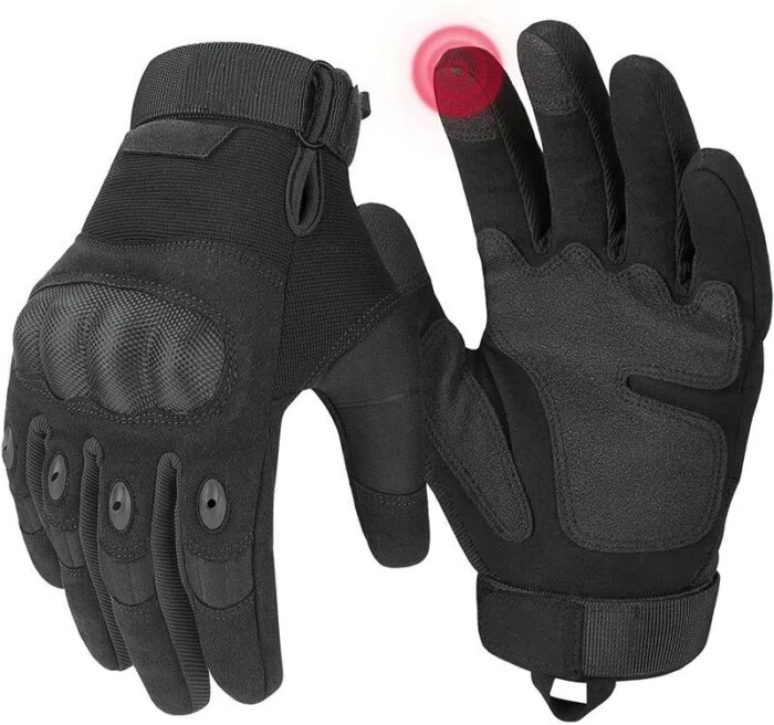 Tactical Camouflage Full-Finger Gloves, Waterproof & Windproof - Image 3