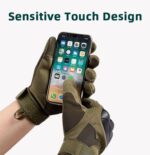 Heavy-Duty Tactical Gloves, Quality Microfiber Design - Image 3