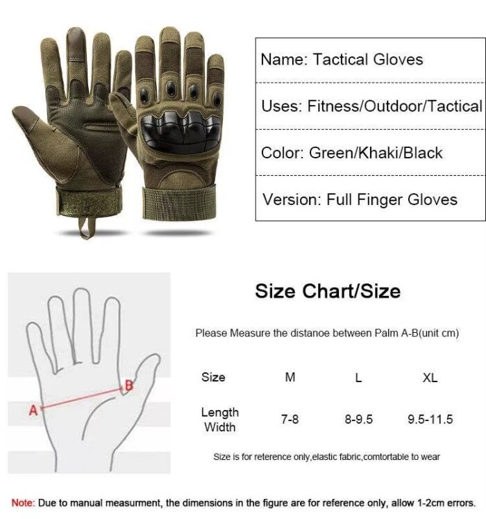Heavy-Duty Tactical Gloves, Quality Microfiber Design - Image 6
