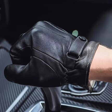 Full Finger Leather Driving Gloves