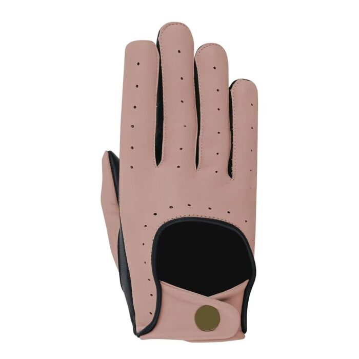 Women Leather Chauffeur Driving Gloves – Full Finger - Image 3