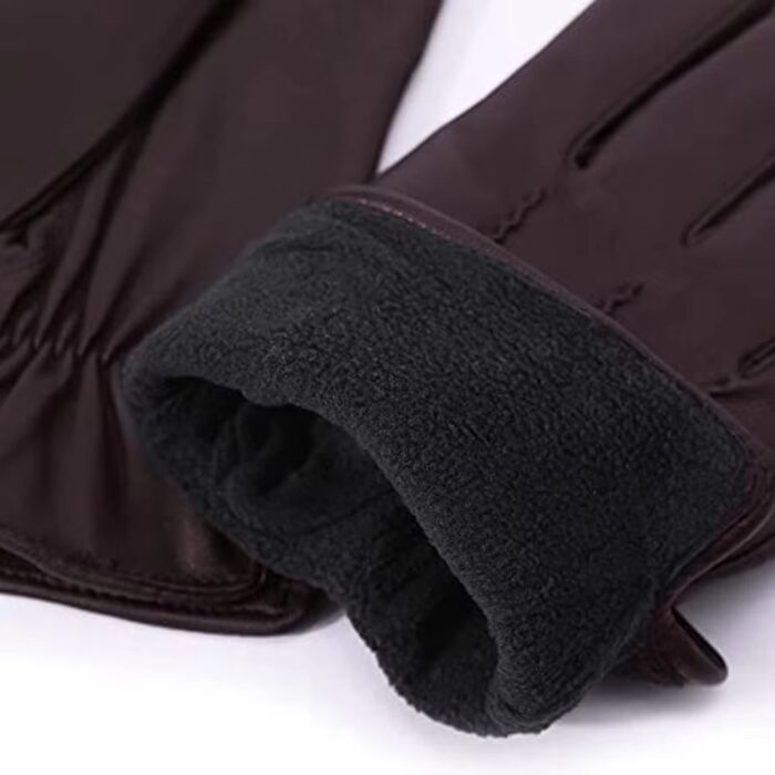New Design Sheepskin Fashion Leather Gloves - Image 3