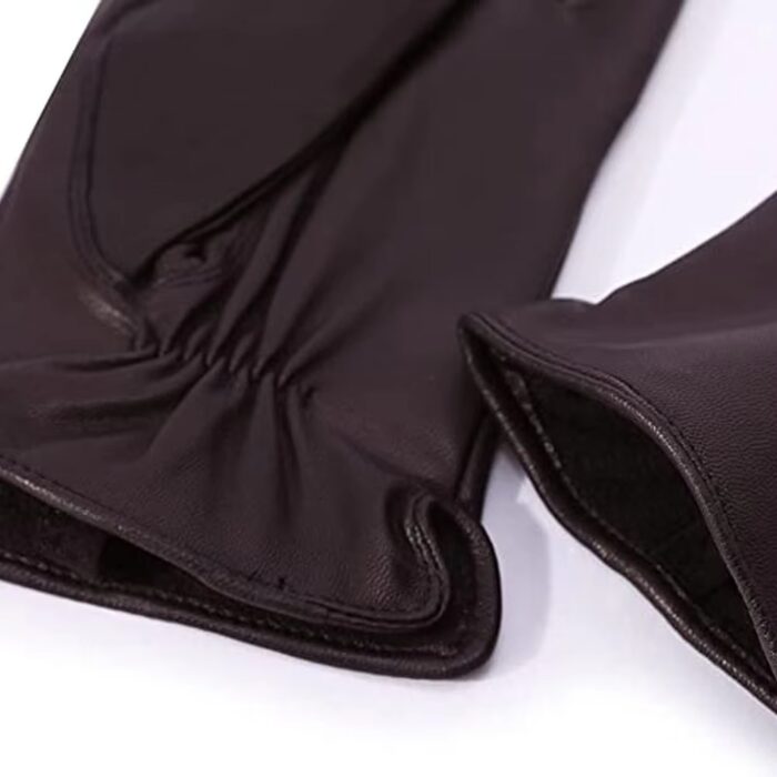 New Design Sheepskin Fashion Leather Gloves - Image 4