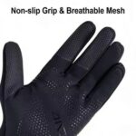 Unisex Waterproof Motorcycle Gloves, Full Finger Touchscreen - Image 4