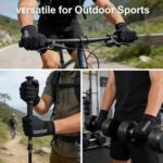 Unisex Waterproof Motorcycle Gloves, Full Finger Touchscreen - Image 5