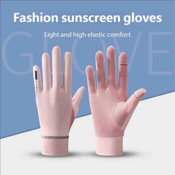 Summer Full Finger Motorcycle Gloves, Breathable Touchscreen - Image 2