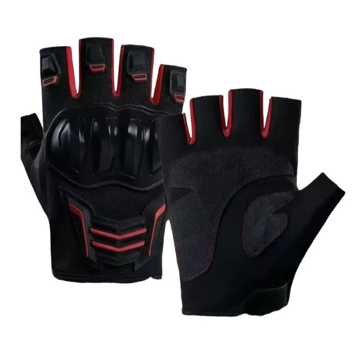 Non-Slip Half Finger Motorcycle Riding Gloves - Image 4