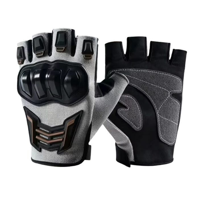 Non-Slip Half Finger Motorcycle Riding Gloves - Image 5