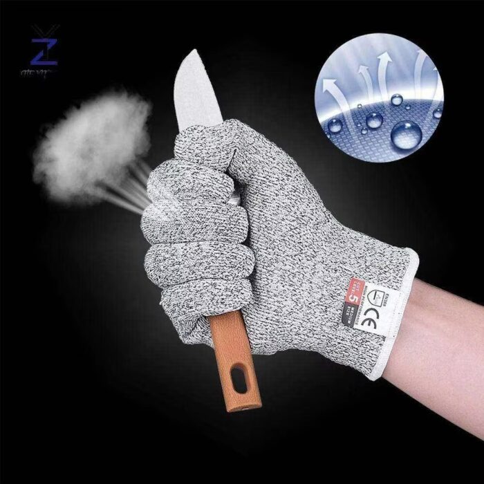 Custom Level 5 Cut Resistant Kitchen Work Gloves, Cut Proof Safety - Image 3