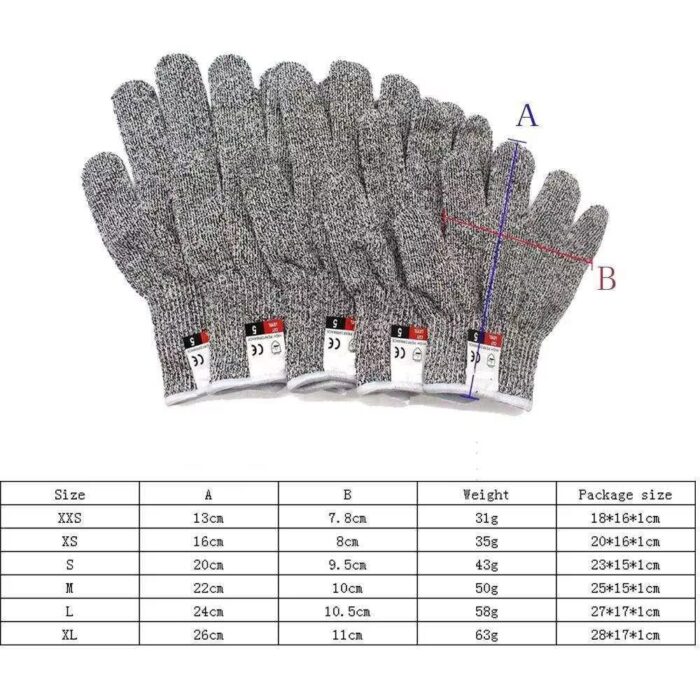 Custom Level 5 Cut Resistant Kitchen Work Gloves, Cut Proof Safety - Image 6