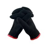 Wholesale Black Cotton Work Safety Gloves, Mechanical Use - Image 2