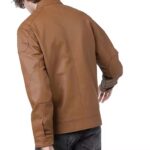 New Fashion Men’s Leather Jacket, Casual Solid Color - Image 2