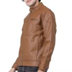 New Fashion Men’s Leather Jacket, Casual Solid Color - Image 3