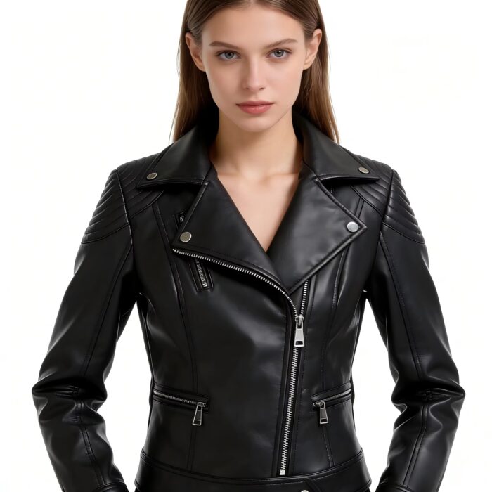 Personalized Women’s Short Leather Jacket Personalized Women’s Short Leather Jacket