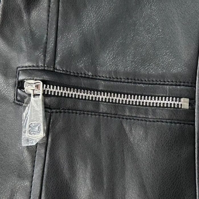 Personalized Women’s Short Leather Jacket - Image 5