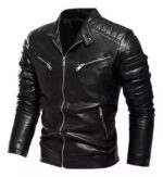 Genuine Leather Jacket for Men & Women Vintage Faux Style - Image 6