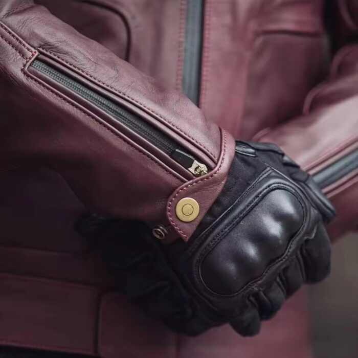 Hot Selling Men’s & Women’s Leather Motorcycle Jacket - Image 6